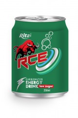 250ml Carbonated energy drink RCE low sugar